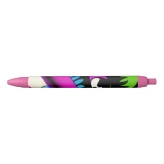 craying for you pshycodelic black ink pen