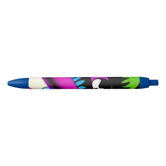 craying for you pshycodelic  black ink pen (Front)