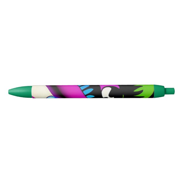 craying for you pshycodelic  black ink pen (Front)