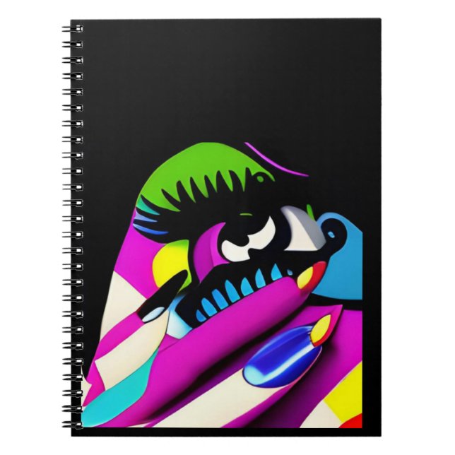craying for you pshycodelic  notebook (Front)