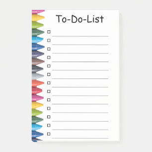 Crayo Border To-Do-List Square Check Box Post-it Notes