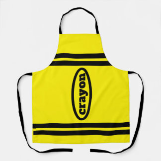 Crayon Apron Family & Group Costumes - Yellow