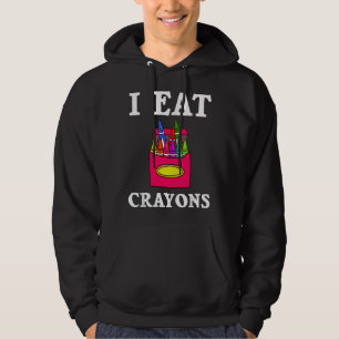 Crayon Box Drawing Wax Pastel Case  Hoodie
