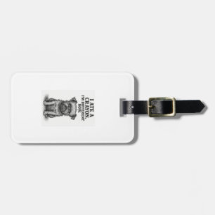 Crayon Chaos � Funny Brussels Griffon Dog Meme Des Luggage Tag