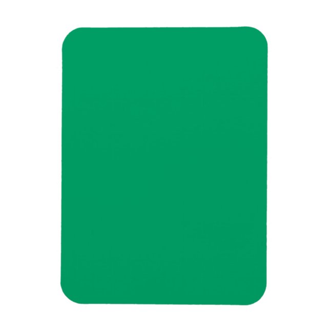 Crayon Colour Green Flexible Photo Magnet (Vertical)