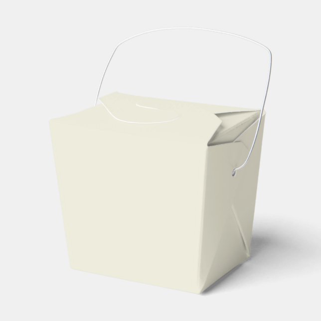 Crayon Colour White Take-Out Box (Front Side)