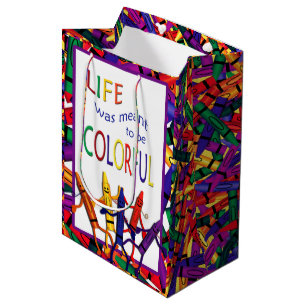 Crayon Colourful Life Gift Bag