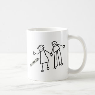 Crayon Couple Coffee Mug