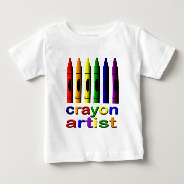 Crayon Crayons Artist Infant T-Shirt (Front)