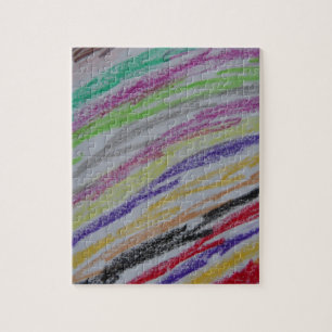 Crayon Drawing Lines Jigsaw Puzzle