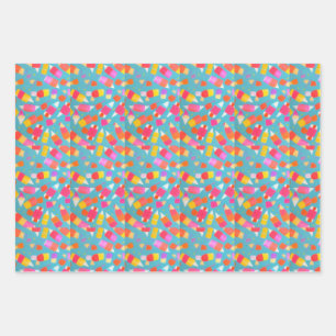 Crayon Explosion Wrapping Paper Sheet