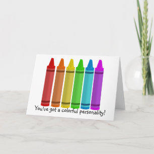 Crayon Greeting Card