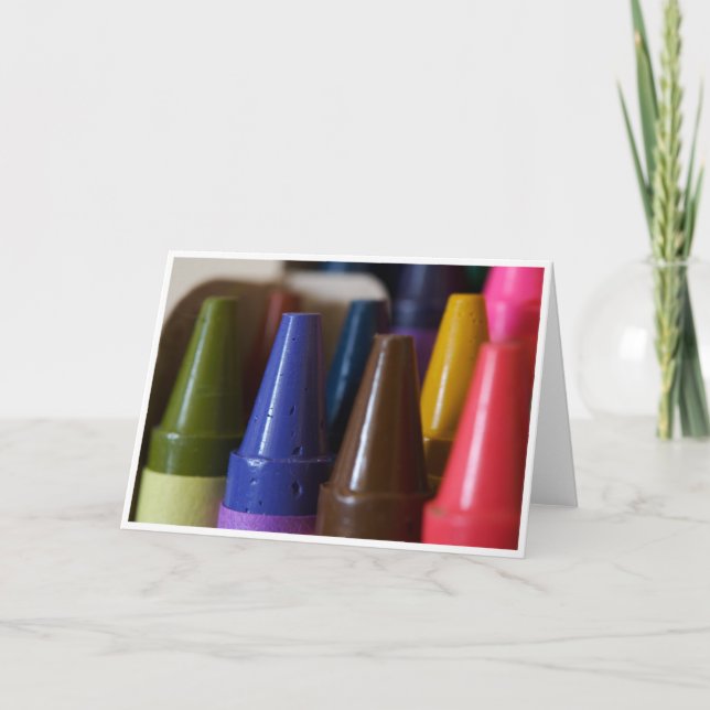 Crayon Greeting Card (Front)