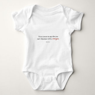 Crayon investing baby bodysuit