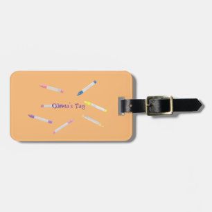 Crayon Luggage Tag