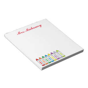 Crayon Personalised Notepad