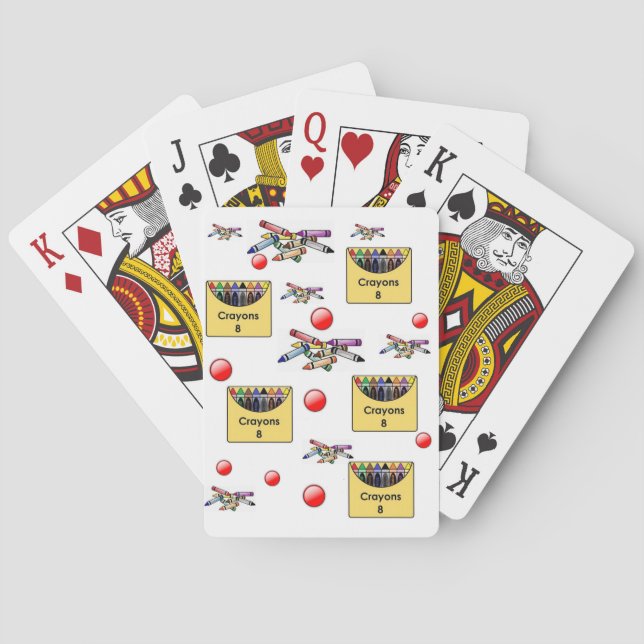Crayon Playing Card Deck (Back)