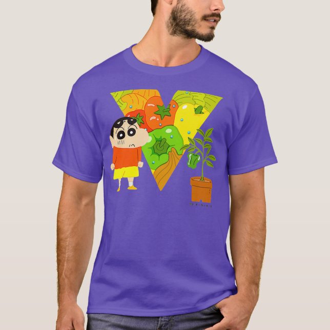 Crayon Shin-chan FUN FUN STUDY A to Z T-Shirt (Front)