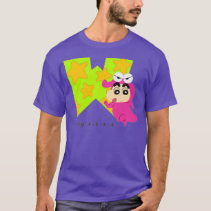 Crayon Shin-chan FUN FUN STUDY A to Z W one T-Shirt