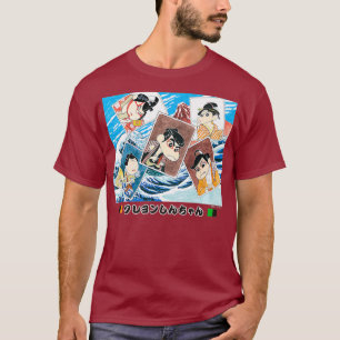 Crayon Shin-chan Kasukabe Defence Corps Kabuki T-Shirt