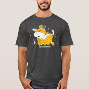 Crayon Shin-chan Shiro Rainy walk T-Shirt