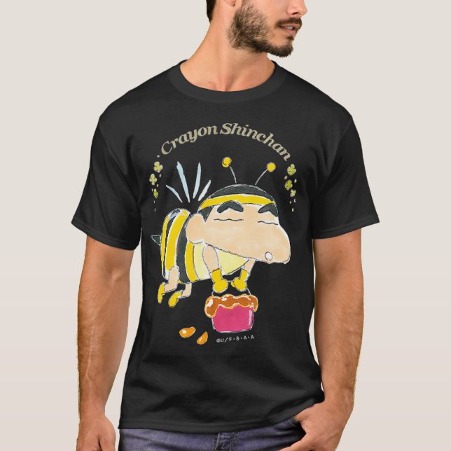 Crayon Shin-chan Transform into a bee T-Shirt (Front)
