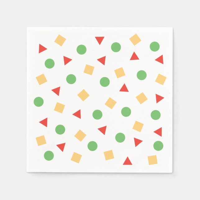 Crayon Shinchan Pyjamas Inspired Colourful Pattern Napkin (Front)