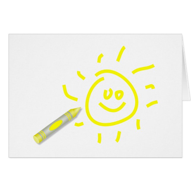 Crayon Sun (Front Horizontal)