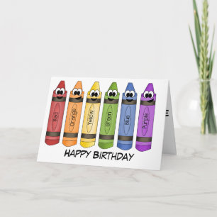 Crayons Card