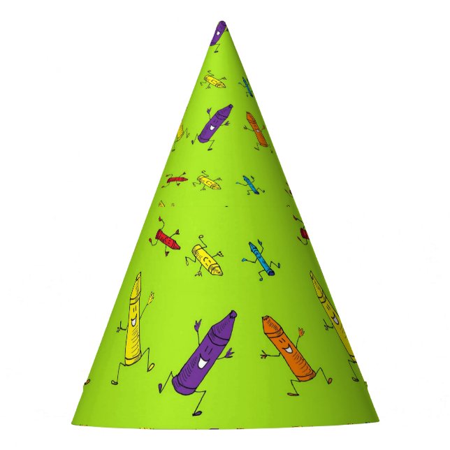 crayons party hat (Front)