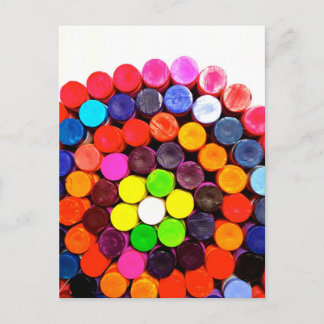 Crayons Postcard