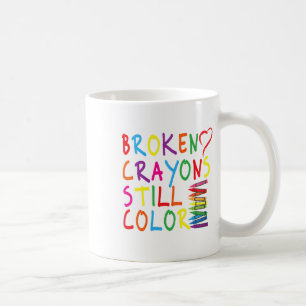 Crayons Still Colour - Mental Health Awareness Gif Coffee Mug