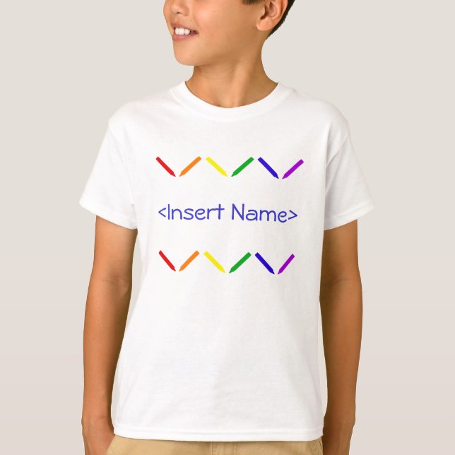 Crayons T-Shirt (Front)