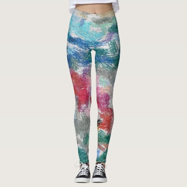 Crayons texture leggings (Front)