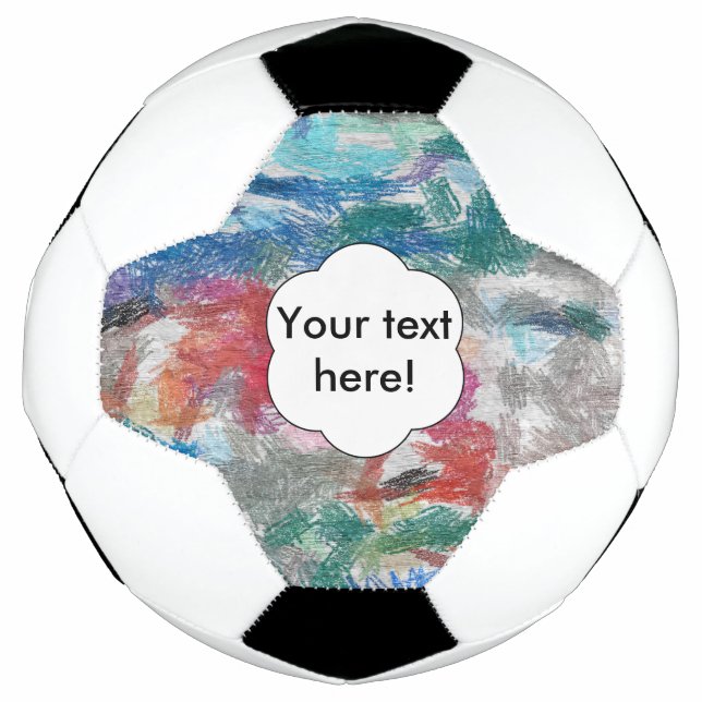 Crayons texture soccer ball (Front)