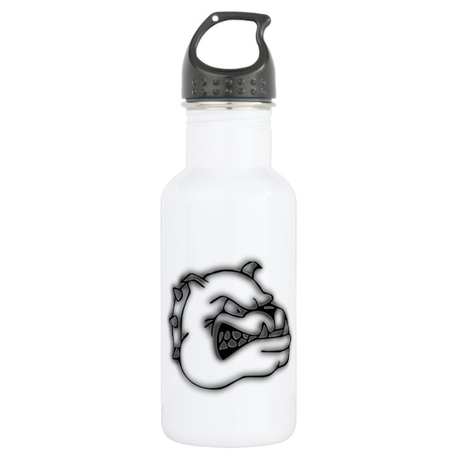 Crazed Bulldog 532 Ml Water Bottle (Front)