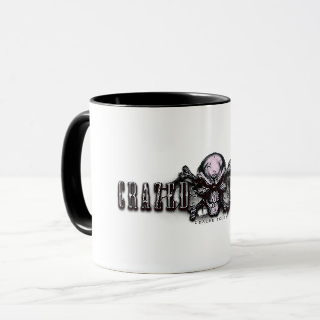 Crazed Pkers Coffee Mug (Front Left)