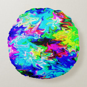 Crazed River....... Round Cushion