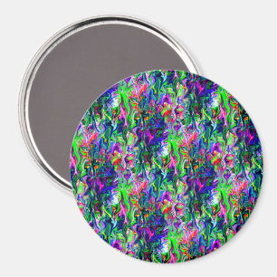 Crazee Squiggly Garden.... Magnet