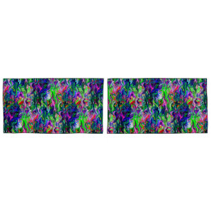 Crazee Squiggly Garden.... Pillowcase