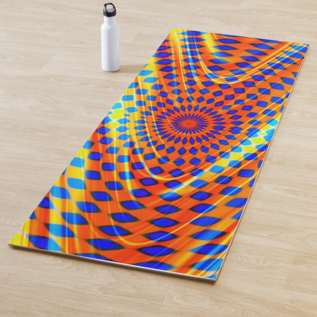 Crazeee waves....... yoga mat (In Situ)