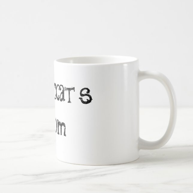 Crazi Cat's Mum Quote Coffee Mug (Right)