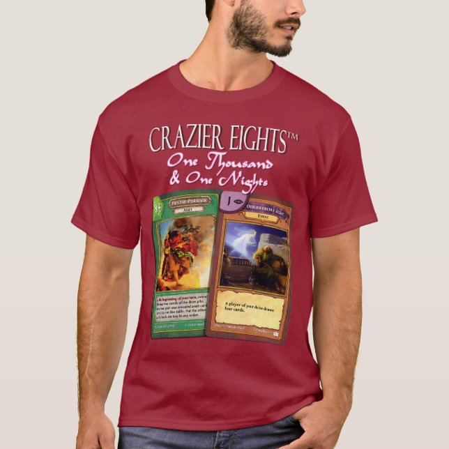 Crazier Eights: 1001 Nights T-Shirt (Front)