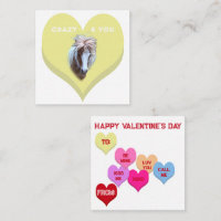 CRAZY 4 YOU Silly Pony Conversation Hearts