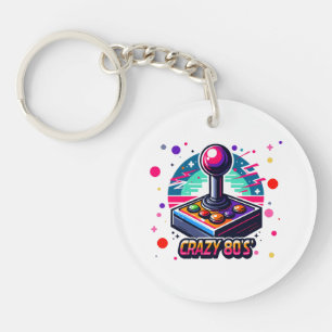 crazy 80s old School Style Key Ring