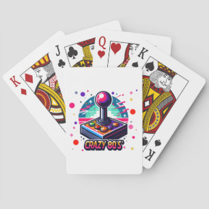 crazy 80s old School Style Playing Cards