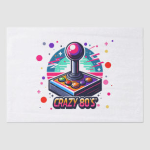 crazy 80s old School Style Tissue Paper