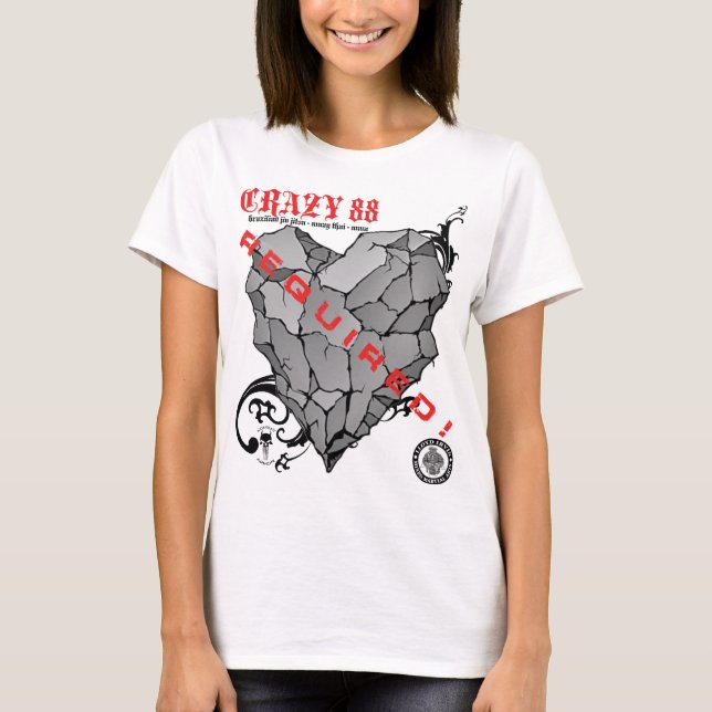 CRAZY 88 - HEART T-Shirt (Front)