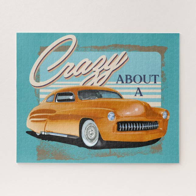 Crazy About A Car Jigsaw Puzzle (Horizontal)