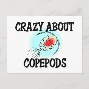 Crazy About Copepods Postcard